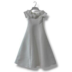 Cherish Ivory Communion Flower Girl Dress Size 7 Special Occasion Formal
